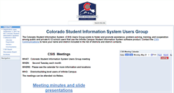 Desktop Screenshot of coloradosis.org